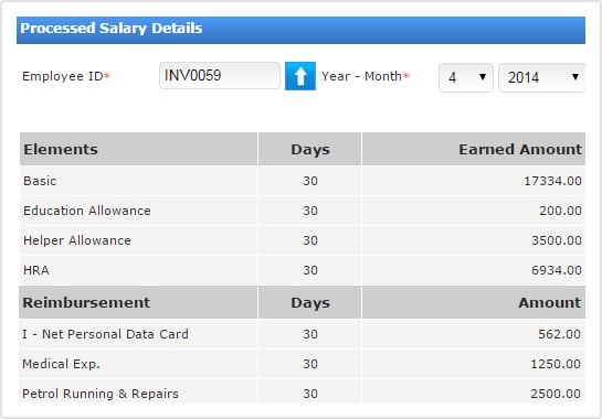 INSYSPAY Payroll Management Feature